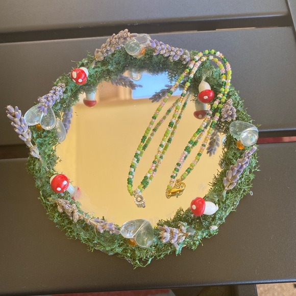 Handmade beaded fairycore necklace - Picture 3 of 4